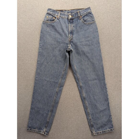 Vintage Levi's 550 Jeans Womens 10 Short Blue Relaxed Fit Tapered Leg Denim Y2K - Picture 1 of 15
